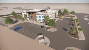 graphic rendering of the amador crossing housing 