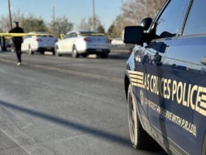 LCPD unit on the roadway