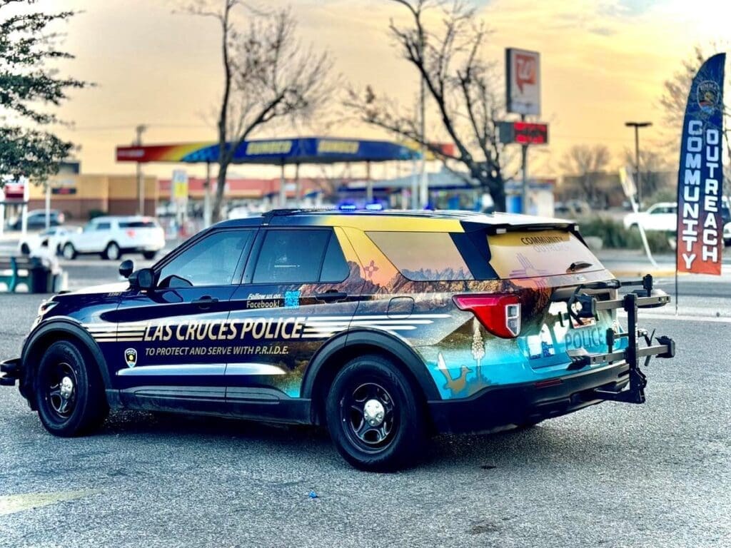 Las Cruces Police Department vehicle.