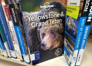 Book titled Yellowstone and Grand Teton National Parks.