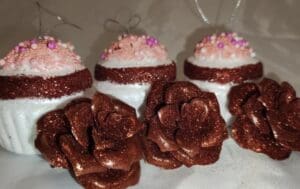 Assorted chocolate candy.