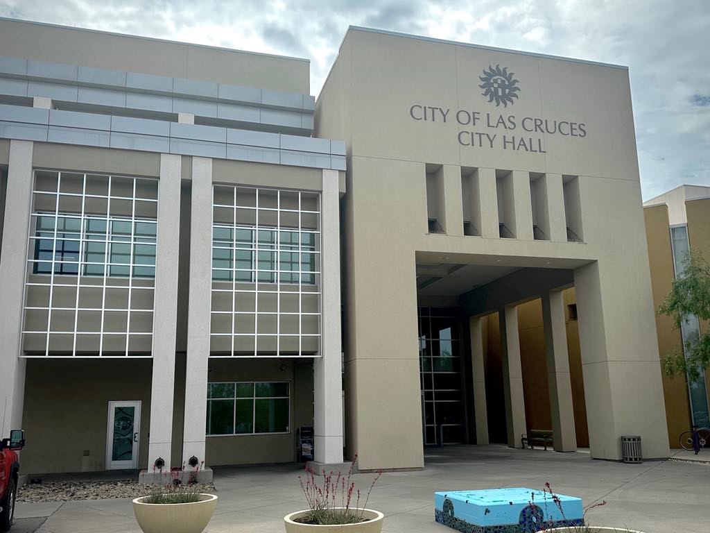 Front of the Las Cruces City Hall.