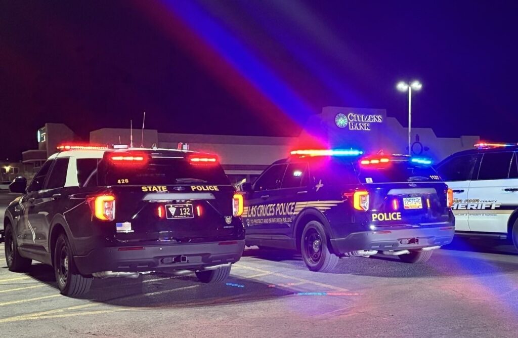 photo of two police vehicles