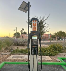 Electric Vehicle Charging Station.