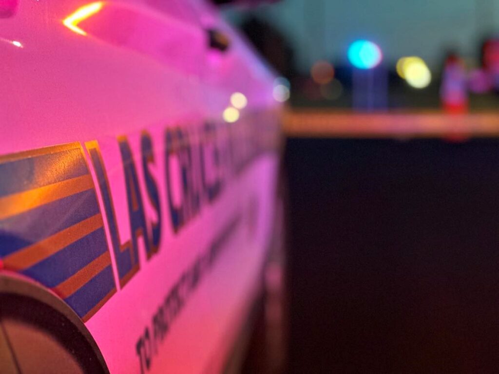 Side of a LCPD vehicle.