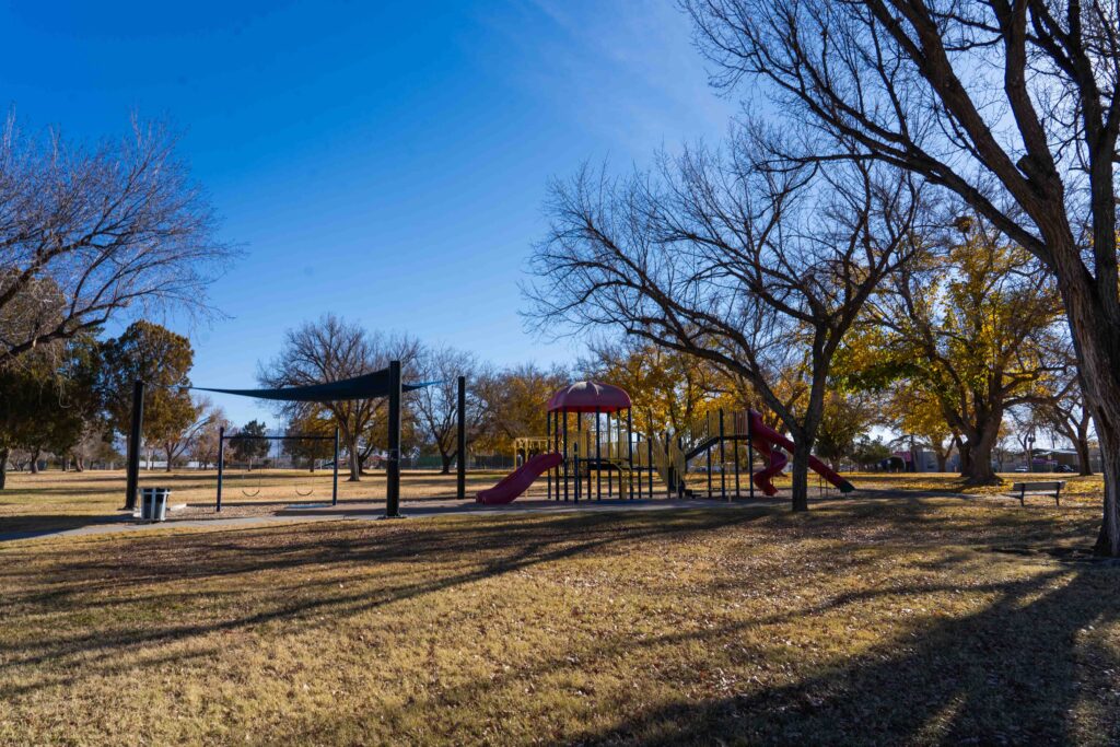 Apodaca Park Playground equipment.