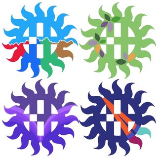 The four Quality of Life logos against a white background