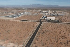 Arieal view of the Las Cruces Innovation and Industrial Park.